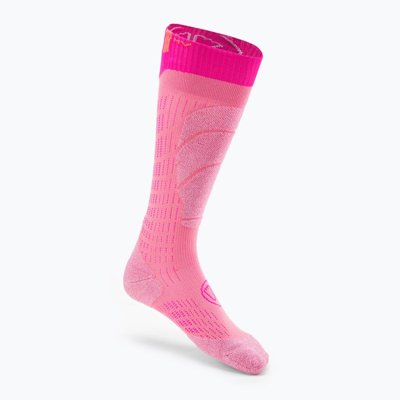 Skarpety narciarskie dziecięce SIDAS Ski Merino rose/violet 2