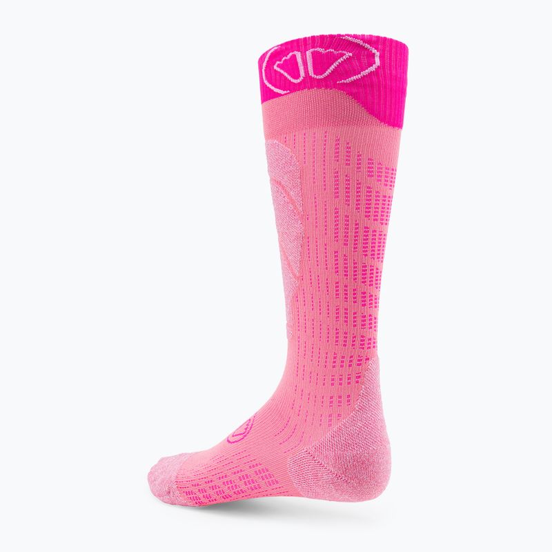 Skarpety narciarskie dziecięce SIDAS Ski Merino rose/violet 3