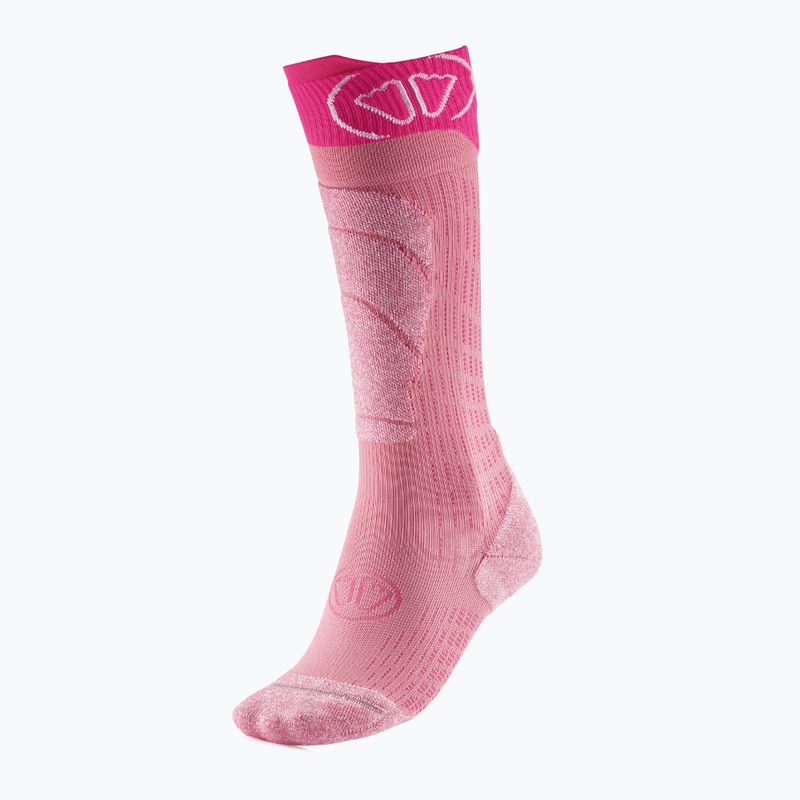 Skarpety narciarskie dziecięce SIDAS Ski Merino rose/violet 6