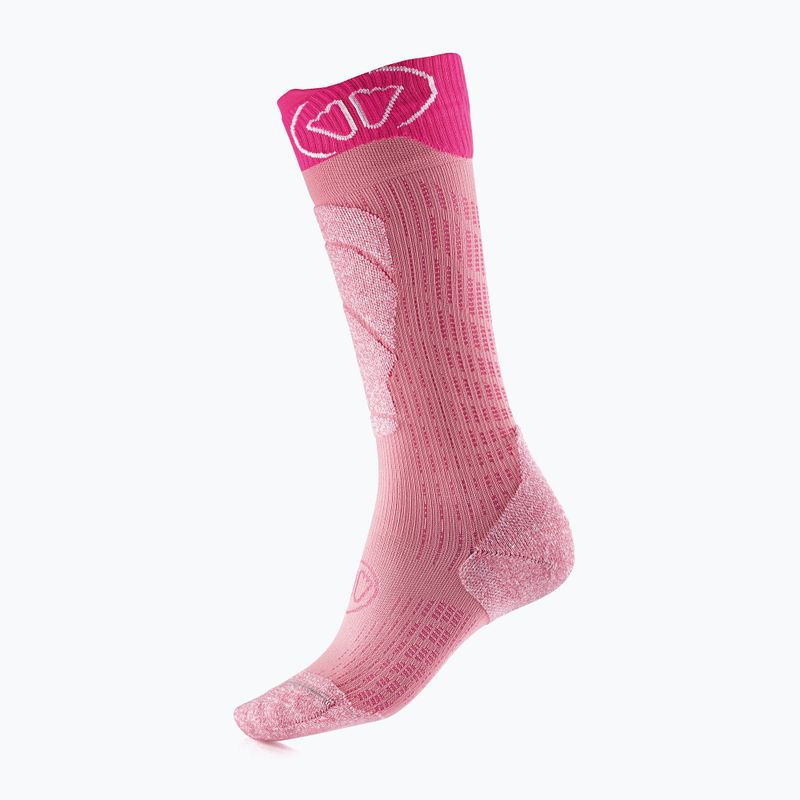 Skarpety narciarskie dziecięce SIDAS Ski Merino rose/violet 7