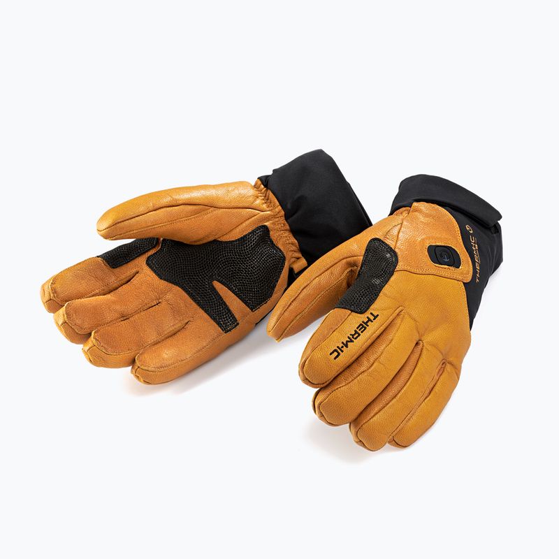 Rękawice podgrzewane Therm-ic Freeride Ultra Heat + Ultra Heat S-Batteries black/light brown 3