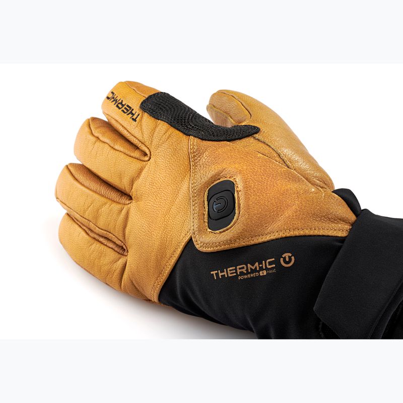 Rękawice podgrzewane Therm-ic Freeride Ultra Heat + Ultra Heat S-Batteries black/light brown 4
