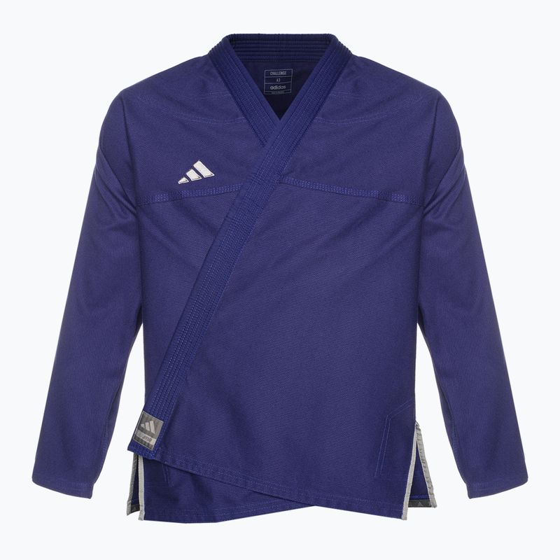 GI do brazylijskiego jiu-jitsu adidas Challenge 2.0 blue/grey 2