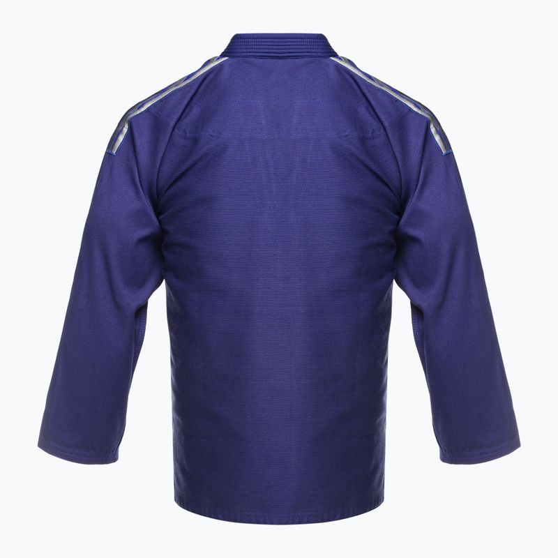 GI do brazylijskiego jiu-jitsu adidas Challenge 2.0 blue/grey 3