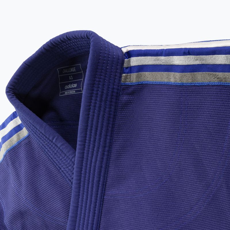 GI do brazylijskiego jiu-jitsu adidas Challenge 2.0 blue/grey 8