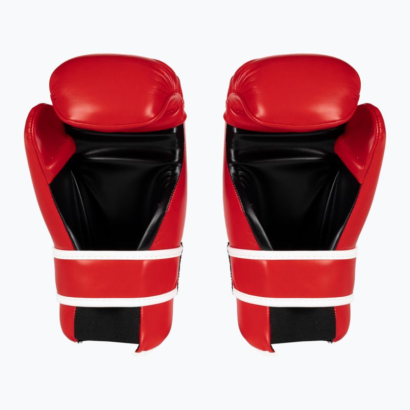 Rękawice bokserskie adidas Point Fight czerwony/biały 4
