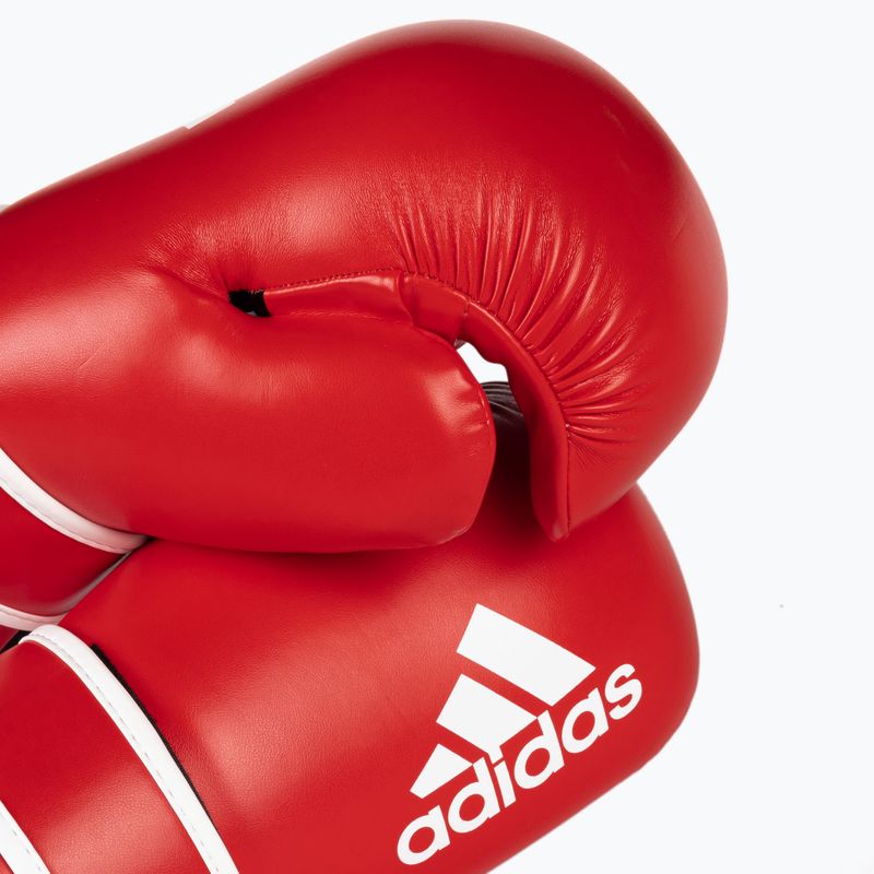 Rękawice bokserskie adidas Point Fight czerwony/biały 10