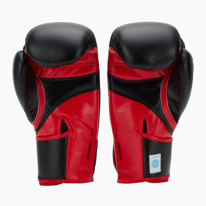 Rękawice bokserkie adidas Wako black/red 3