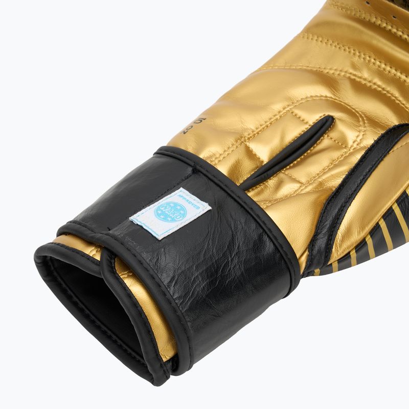 Rękawice bokserskie adidas Wako ADIKBWKF200 black/gold 6