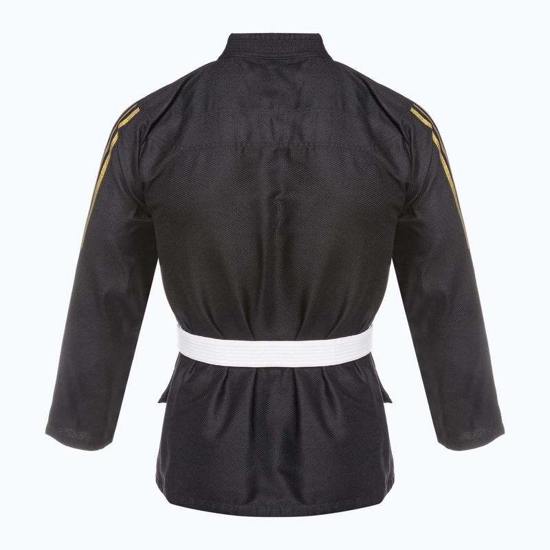 GI do brazylijskiego jiu-jitsu adidas Rookie black/gold 3