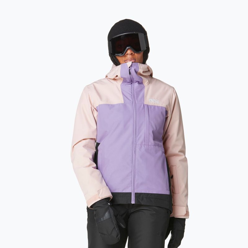 Kurtka narciarska damska Picture Seakrest shadow grey/paisley purple