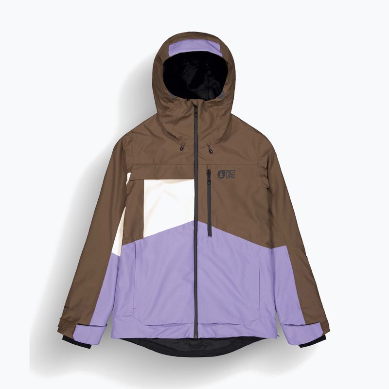Kurtka narciarska damska Picture Seen cocoa brown/paisley 9