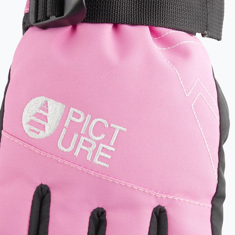 Rękawice narciarskie dziecięce Picture Graby Gloves 10/10 super pink 4