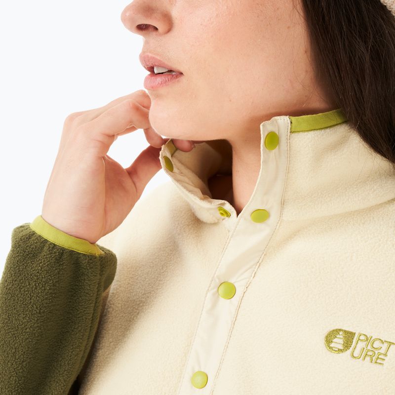 Bluza polarowa narciarska damska Picture Arcca 1/4 Zip tobacco 4