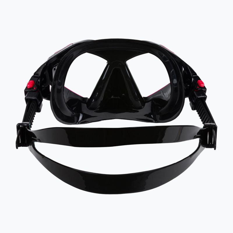 Zestaw do snorkelingu Aqualung Hawkeye Combo black/pink 5