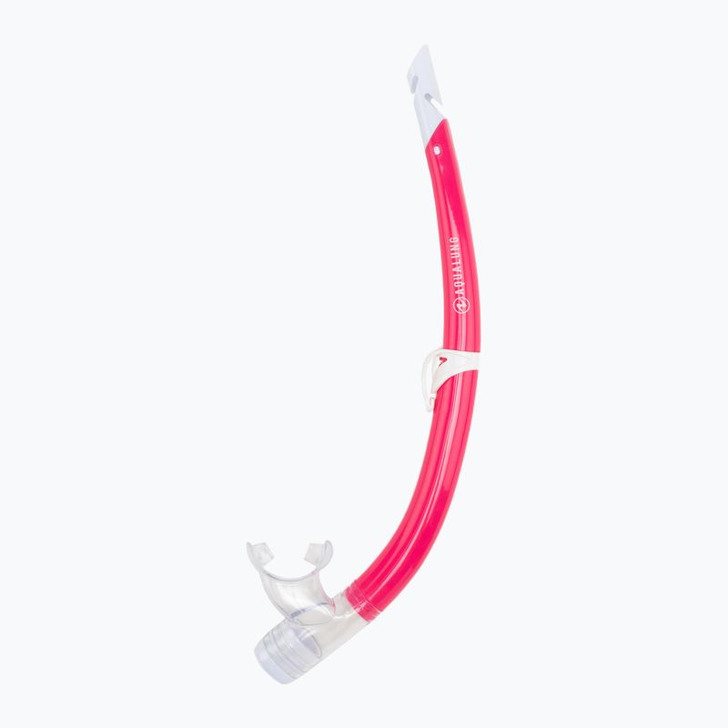 Zestaw do snorkelingu Aqualung Saturn Combo transparent/pink 6