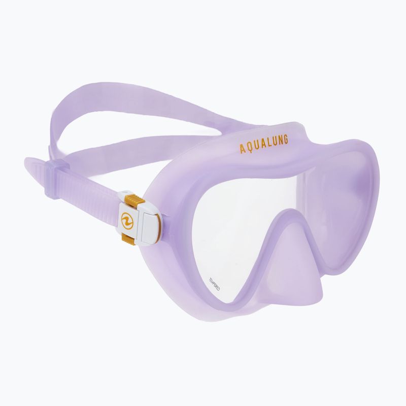 Zestaw do snorkelingu Aqualung Nabul maska + fajka + płetwy translucid purple 2