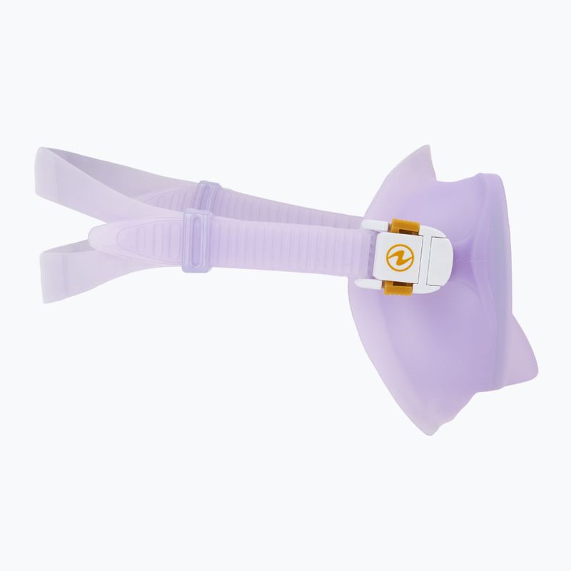 Zestaw do snorkelingu Aqualung Nabul maska + fajka + płetwy translucid purple 4