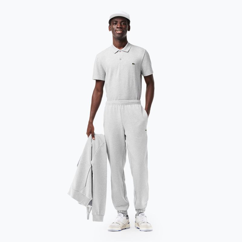 Koszulka polo męska Lacoste DH0783 silver chine 3