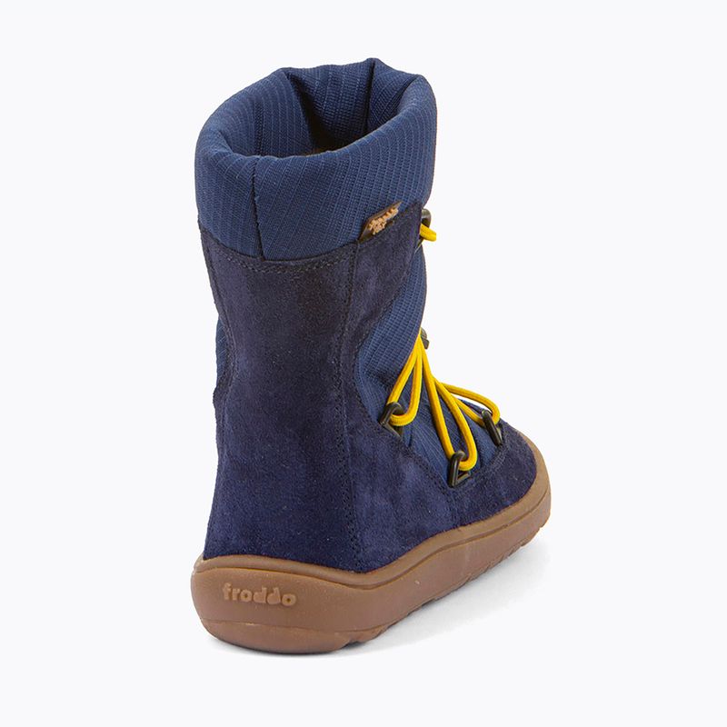 Śniegowce barefoot dziecięce Froddo Barefoot Tex Track Wool blue 4
