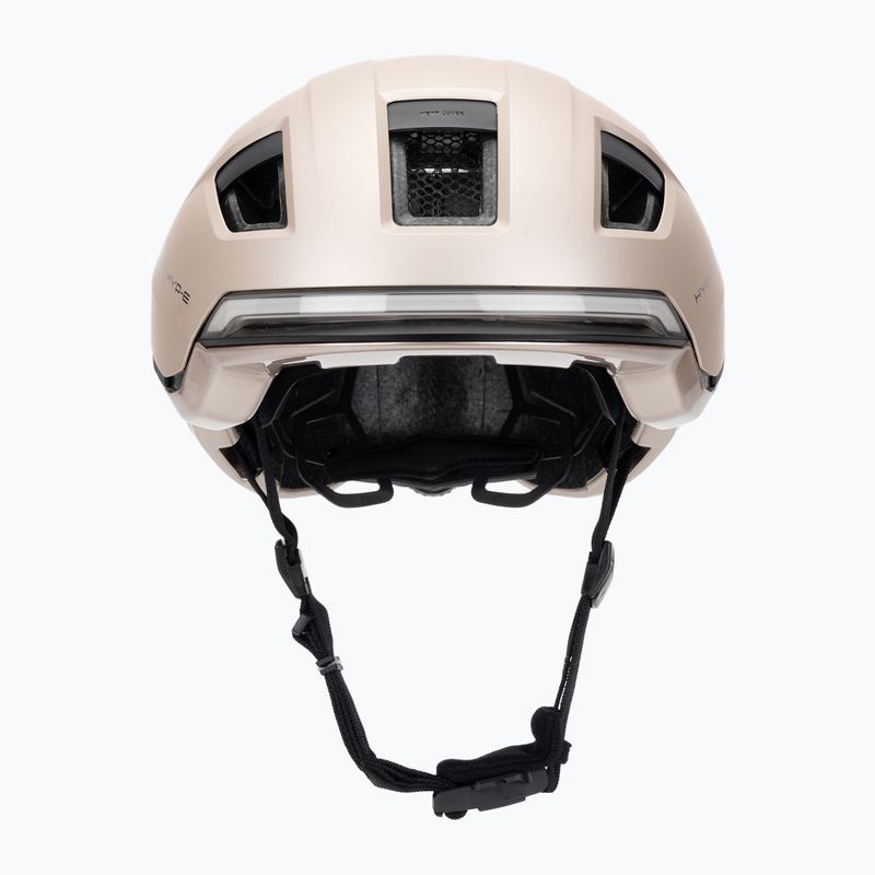 Kask rowerowy z kierunkowskazami ABUS Hyp-E champagne gold 2