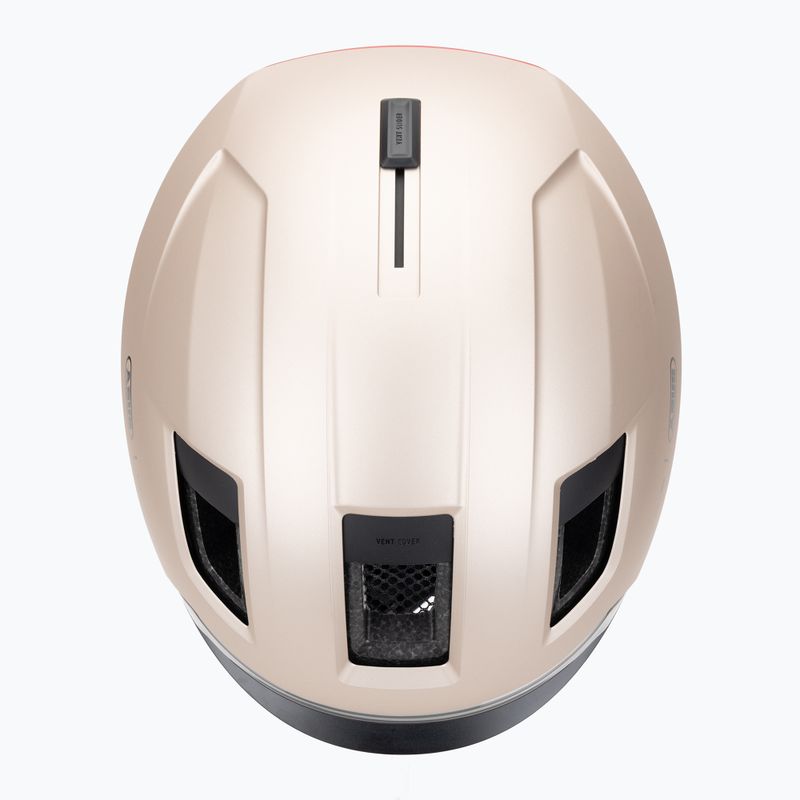 Kask rowerowy z kierunkowskazami ABUS Hyp-E champagne gold 6