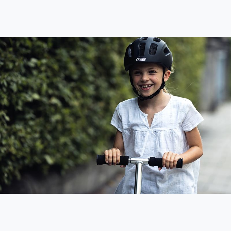 Kask rowerowy dziecięcy ABUS Youn-I 2.0 velvet black 10