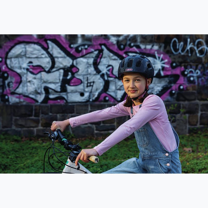 Kask rowerowy dziecięcy ABUS Youn-I 2.0 sparkling blue 12