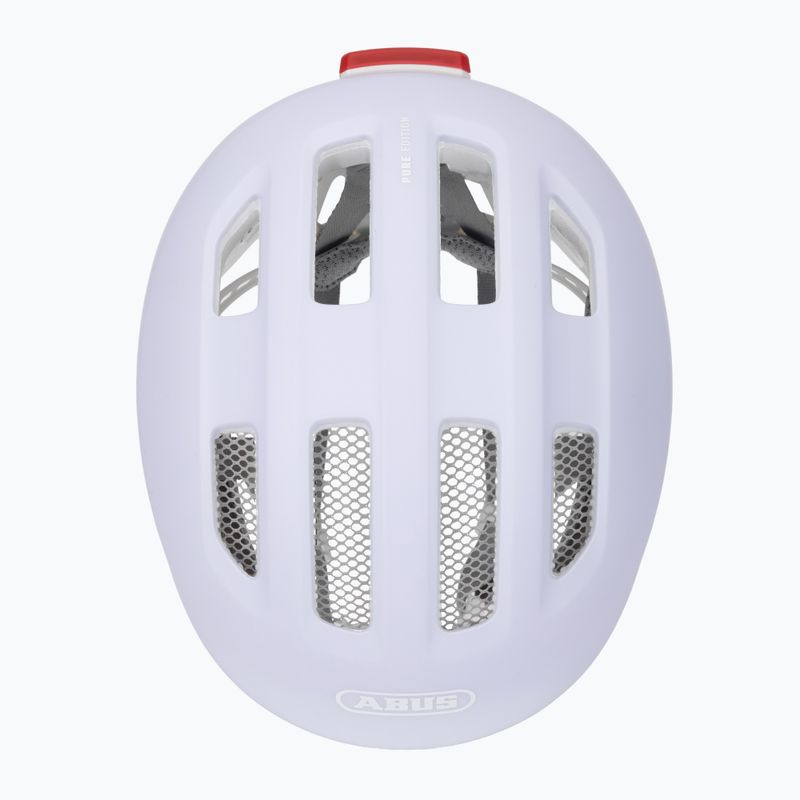 Kask rowerowy dziecięcy ABUS Smiley 3.0 ACE LED pure lavender 6