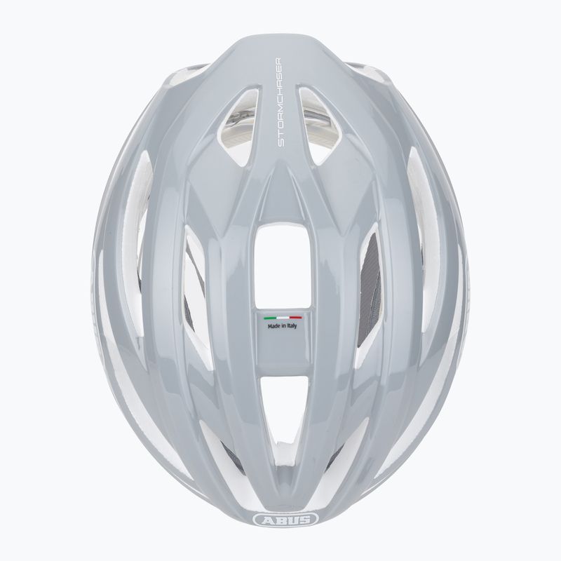 Kask rowerowy ABUS StormChaser Ace pure grey 6