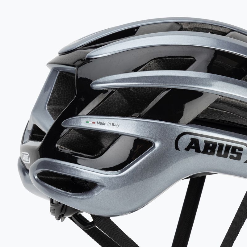 Kask rowerowy ABUS Airbreaker 2.0 graphite silver 7