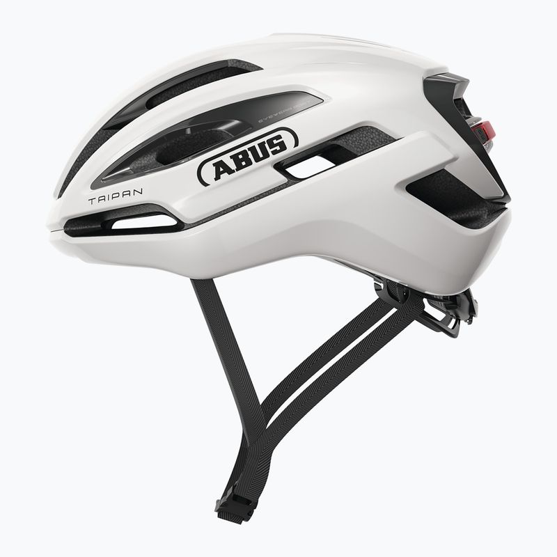 Kask rowerowy ABUS Taipan LED shiny white 2