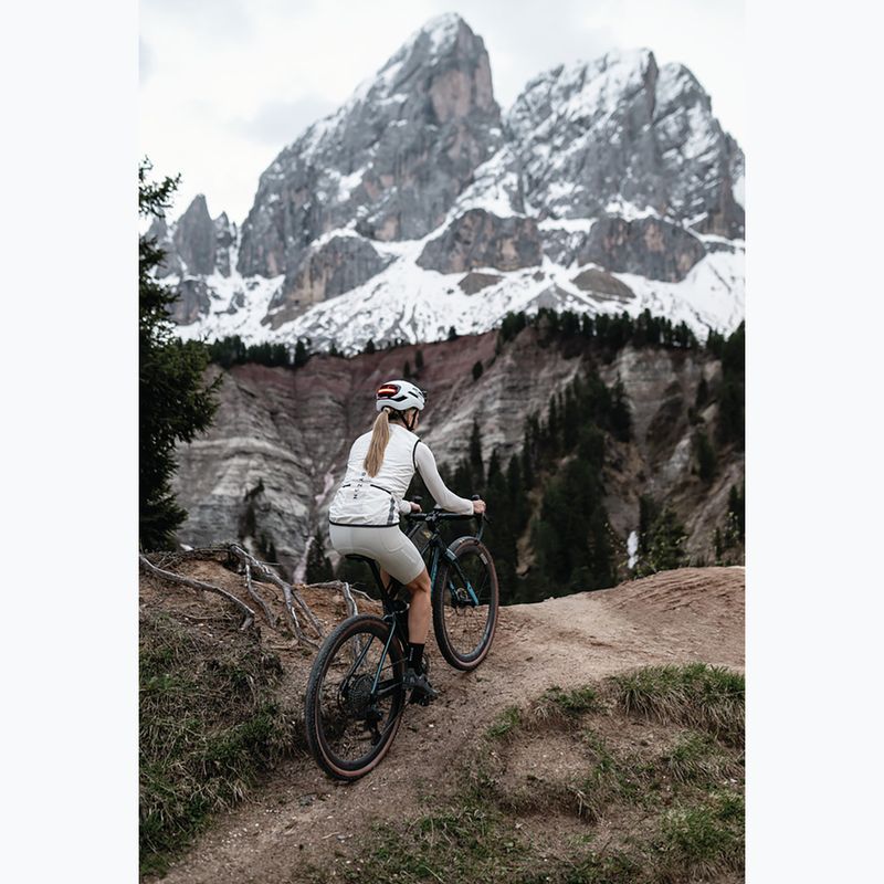 Kask rowerowy ABUS Taipan LED shiny white 8