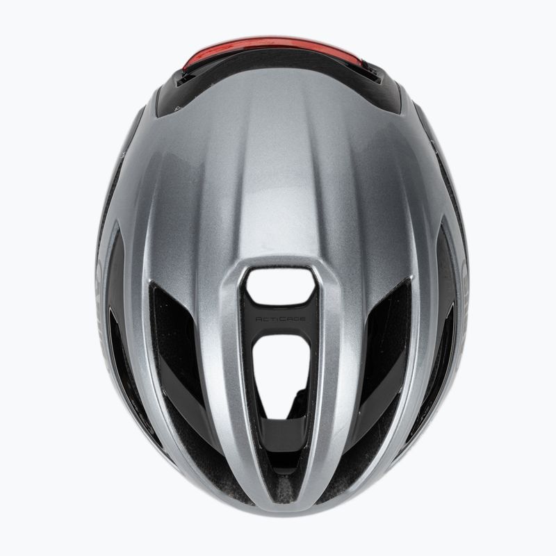 Kask rowerowy ABUS Taipan LED graphite silver 6