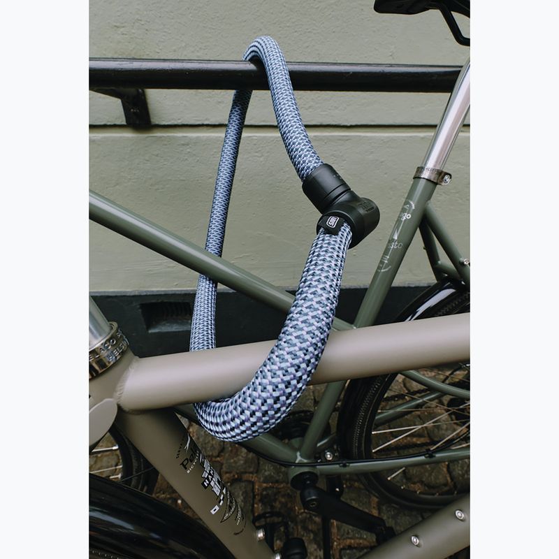 Zapięcie rowerowe ABUS Yarnit 4004K/110 denim blue 3