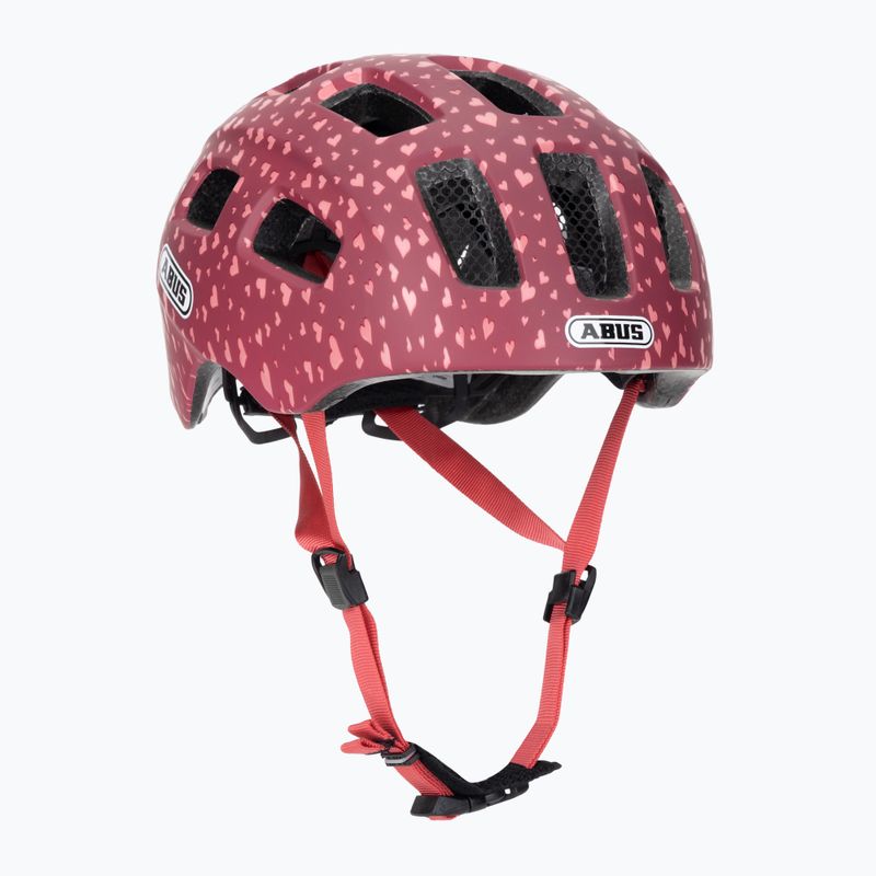 Kask rowerowy dziecięcy ABUS Youn-I 2.0 cherry heart
