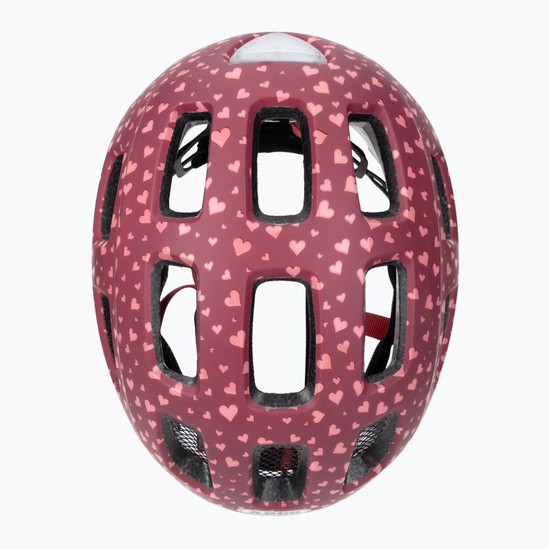 Kask rowerowy dziecięcy ABUS Youn-I 2.0 cherry heart 6