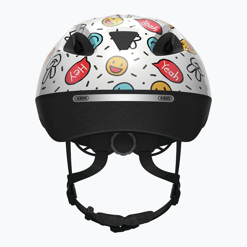 Kask rowerowy dziecięcy ABUS Smooty 2.0 white smiley 10