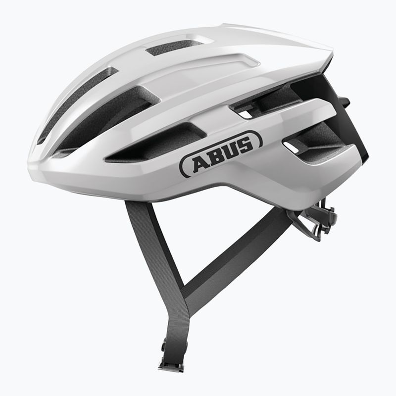 Kask rowerowy ABUS PowerDome shiny white 7