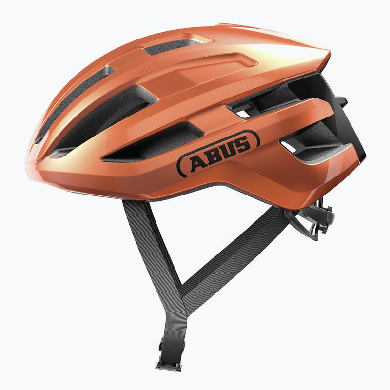 Kask rowerowy ABUS PowerDome goldfish orange 8