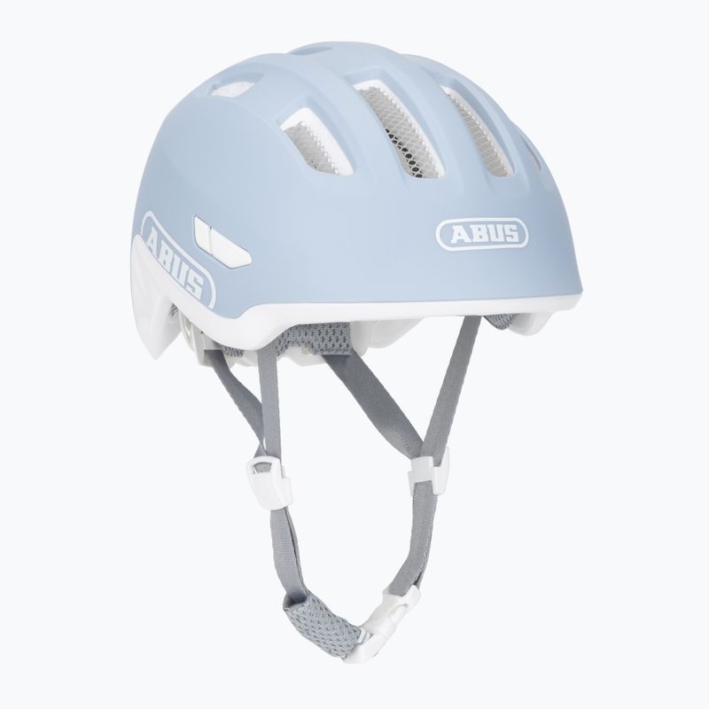 Kask rowerowy dziecięcy ABUS Smiley 3.0 ACE LED pure aqua