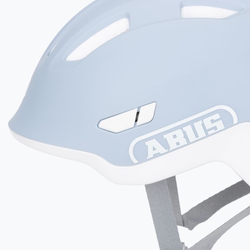 Kask rowerowy dziecięcy ABUS Smiley 3.0 ACE LED pure aqua 8