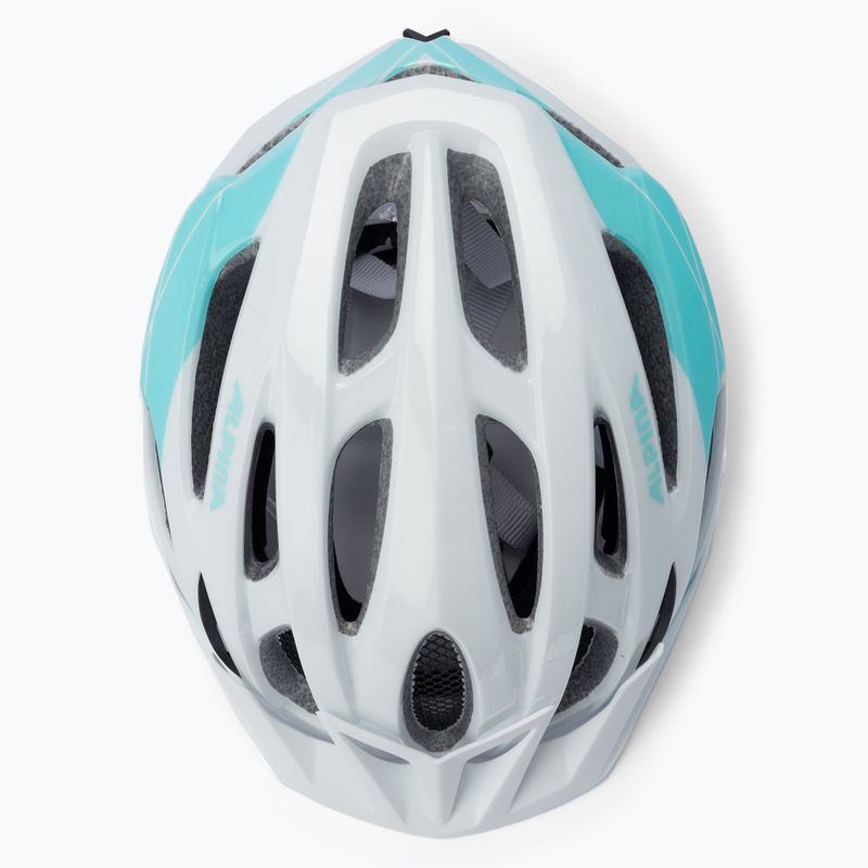 Kask rowerowy Alpina MTB 17 white/light blue 6