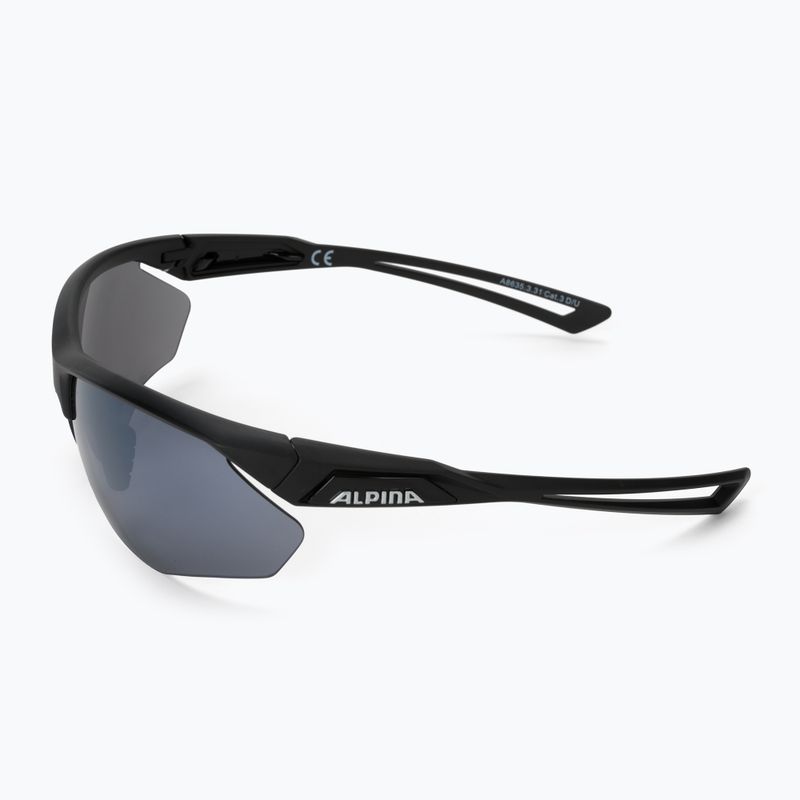 Okulary przeciwsłoneczne Alpina Nylos HR black matte/ black mirror 4