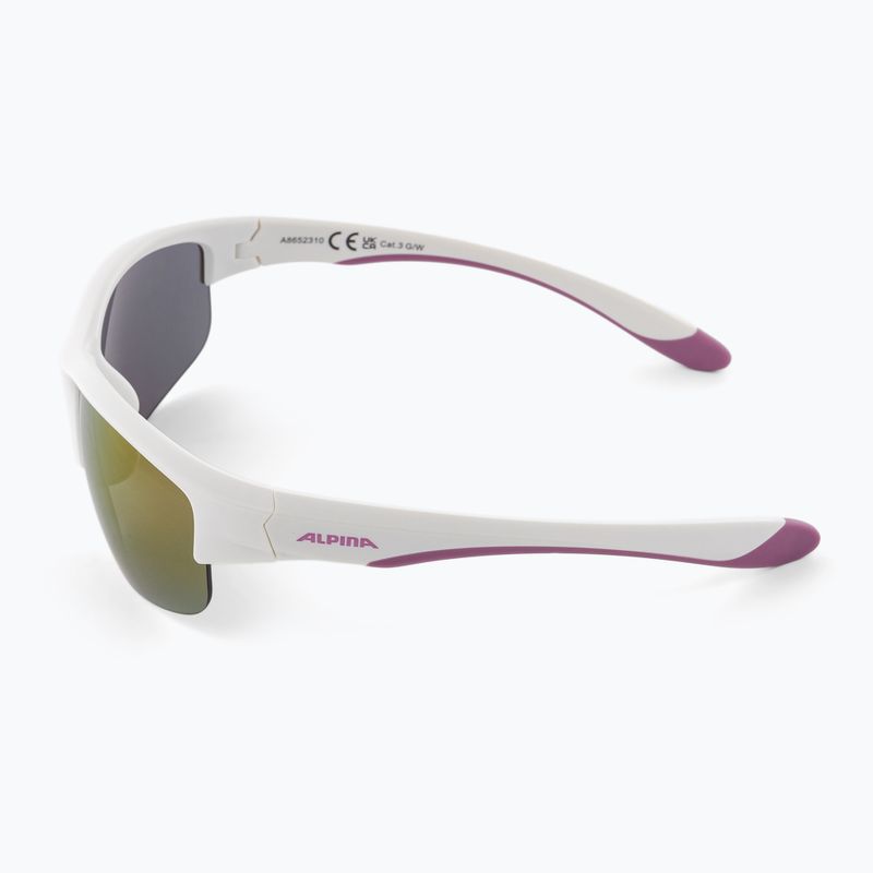 Okulary przeciwsłoneczne dziecięce Alpina Junior Flexxy Youth HR white purple matt/ pink mirror 4