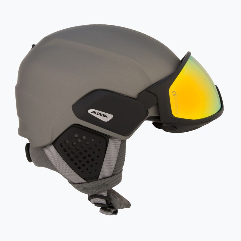 Kask narciarski Alpina Oro QV Mips gunmetal matt 6