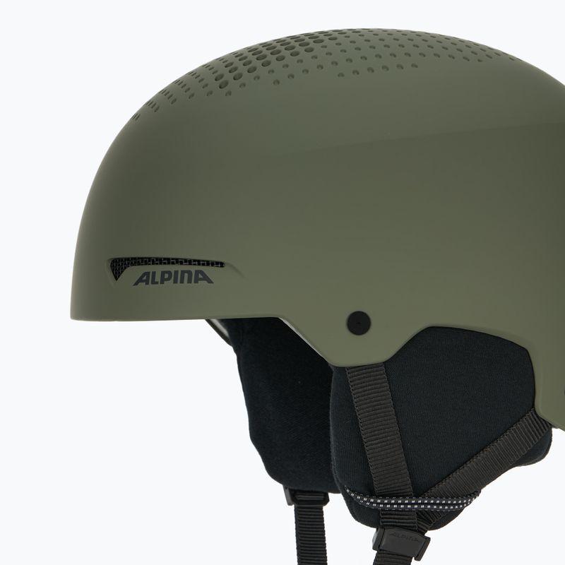Kask narciarski Alpina Arber olive matt 7