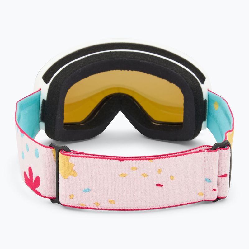Gogle narciarskie dziecięce Alpina Fernie Q-Lite white/ flower matt/ rose 3