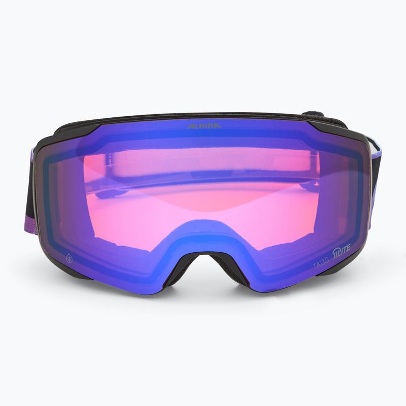 Gogle narciarskie Alpina Taos Q-Lite black/ oil matt/ blue 2