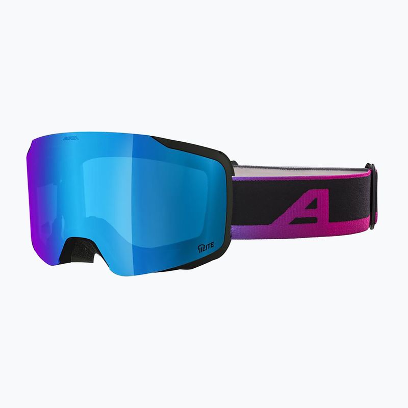 Gogle narciarskie Alpina Taos Q-Lite black/ oil matt/ blue 5